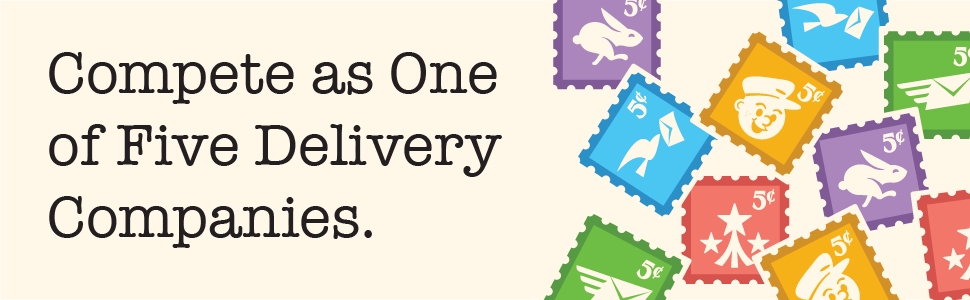 Compete as one of five delivery companies