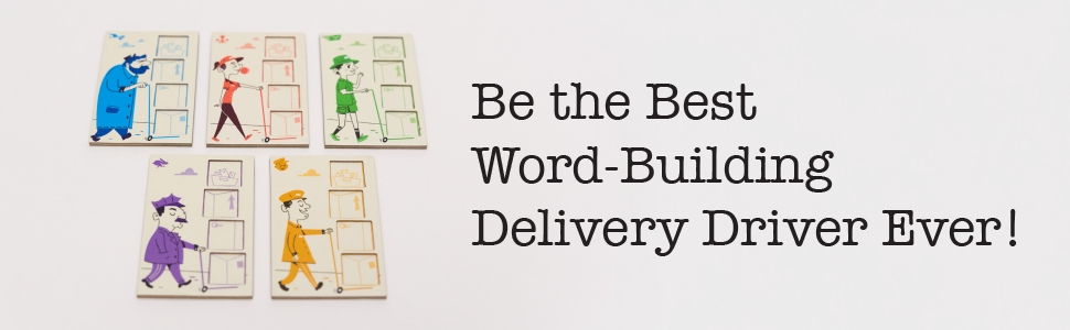 Be the best word-building delivery driver ever!