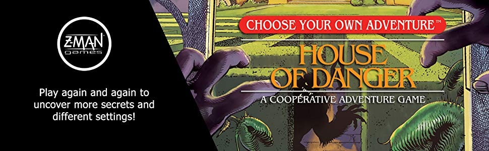 choose your own adventure house of danger banner